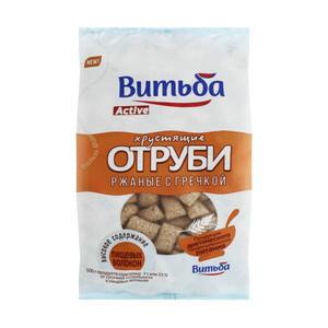 Kraukšķīgas rudzu klijas Vitba, 130 g