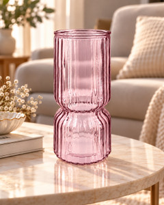 Stikla vāze, 11x24.5 cm