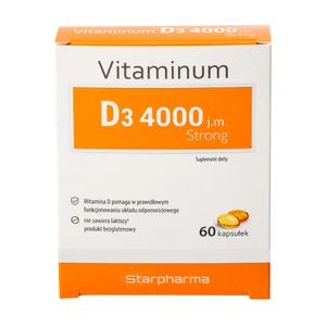 Vitaminum D3 4000IU Strong, 60 tab.