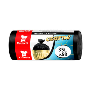 Atkritumu maisi melni, 35 l, 50 gab.