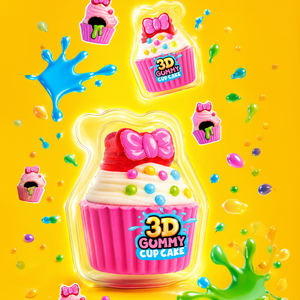 Želejas konfektes JB 3D, 0.18 g, dažādi veidi