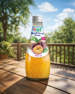 Dzēriens ar bazilika sēklām Vinut, dažādas garšas, 290 ml