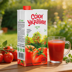 Tomātu sula Soki Ukraini, 1 l