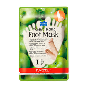 Pēdu maska-zeķes kājām Purederm, dažādi veidi