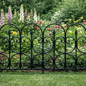 Dekoratīvs dārza žogs