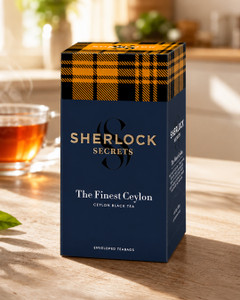 Melnā tēja Sherlock Secrets, 22x2 g, dažādi veidi