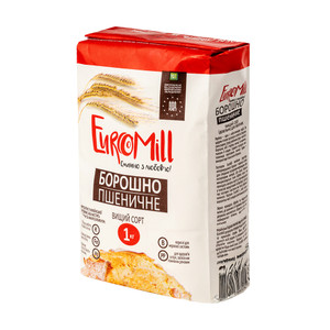 Kviešu milti Euro Mill, 1 kg