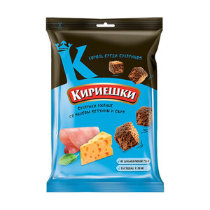 Rudzu sausiņi sālīti ar šķiņķa/siera garšu, 100 g