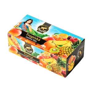 Aromatizēta melnā tēja Možums, Tropiskā, 20x1.5 g