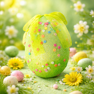 Dekoratīvo olu komplekts, 6 gab., 12x8 cm