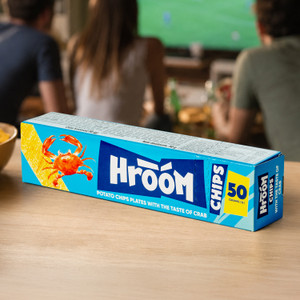 Kartupeļu plāksnītes Hroom, ar krabju garšu, 50 g