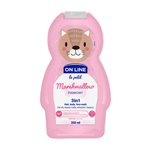 Bērnu dušas želeja - šampūns ON LINE 3in1, 350 ml
