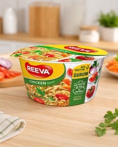 Ātri pagatavojamās nūdeles REEVA, 75 g, dažādas garšas