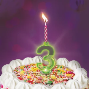 Svece ar mirgojošu pamatni Cipars, dažādi veidi