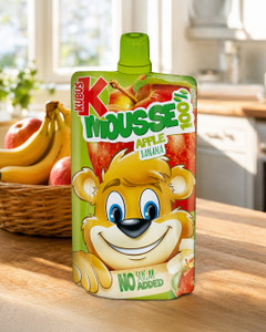 Ābolu - banānu biezenis KUBUŠ 100%, 100 g
