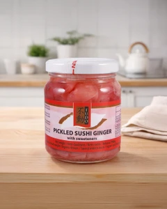 Marinēts rozā suši ingvers Fudo, 190 g