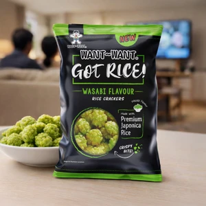 Rīsu krekeri Want want got rice!, dažādas garšas, 85 g
