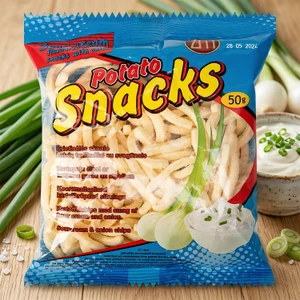 ZM kartupeļu čipsi ar krējuma garšu un sīpoliem, 50 g