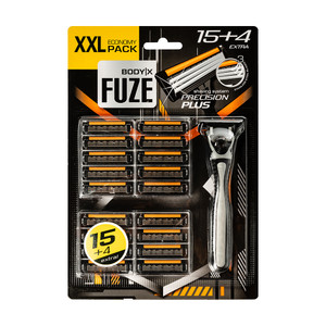 Skuvekļi vīriešiem, trīs asmeņi, 15+4 gab.