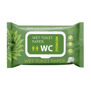 Mitrais tualetes papīrs Naturelle, 50 gab.