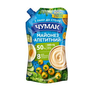 Majonēze Appetizing, 50 %, 300 g
