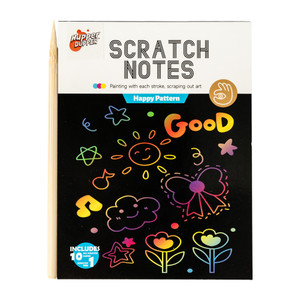 Scratch-art blociņš, 10 lapas, 14х10 cm