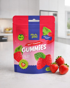 Želejas konfektes MiniPixi Dried gummy, dažādi veidi, 80 g