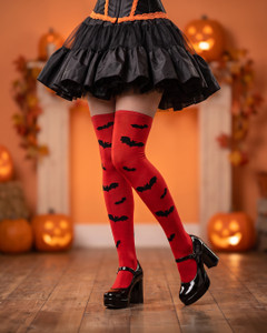 Karnevāla garās zeķes Halloween, dažādi veidi