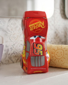 Bērnu dušas želeja - šampūns Disney Cars, 300 ml
