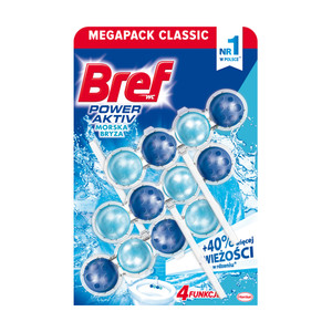 Tualetes bloks Bref Power Active, 3x50 g, dažādi veidi
