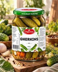 Marinēti gurķi Urbanek, 510 g