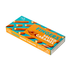 Vaniļas cepumi glazūrā Fingers, 100 g