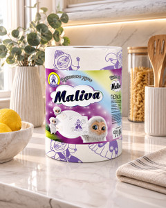 Papīra dvielis Maliva, 2 slāņi, 140 loksnes