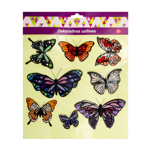 3D Dekoratīvo uzlīmju komplekts