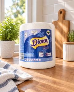 Papīra dvielis Diona, 500 loksnes, 2 slāņi