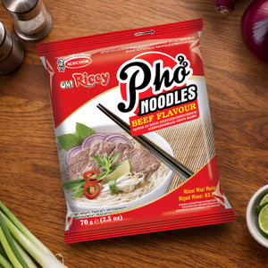 Rīsu nūdeļu zupa OH! RICEY. PHO, dažādas garšas, 70/71 g