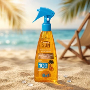 Sauļošanās eļļa BJ SUN SPF10, 160 ml