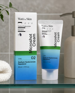 Mitrinošs sejas krēms WATI FOR SKIN Hyaluronic Squalane Microshot, 50 ml