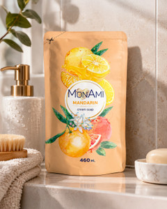 Šķidrās ziepes rezerve MonAmi, 460 ml