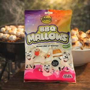 Zefīri Tobies Marshmallows BBQ 200 g