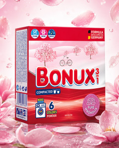 Veļas mazgāšananas pulveris Bonux 3in1, 390 g