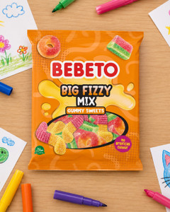 Želejkonfektes Bebeto Big Mix,150 g, dažādi veidi