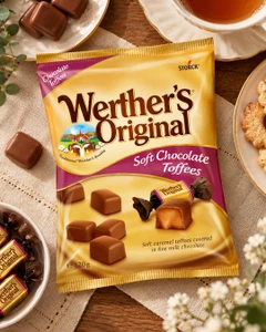 Šokolādes īriss Werther's Original, 120 g