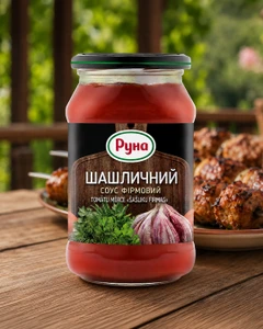 Tomātu mērce Šašliku firmas RUNA, 485 g