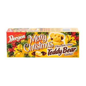 Cepumi Teddy Bear ar šokolādi Merry Christmas, 130 g
