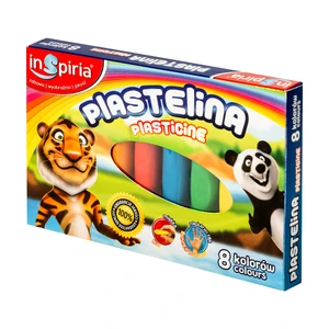 Plastilīns Inspiria,  8 krāsas