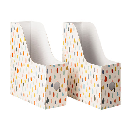 Vertikāls dokumentu bokss no kartona, 2 gab.