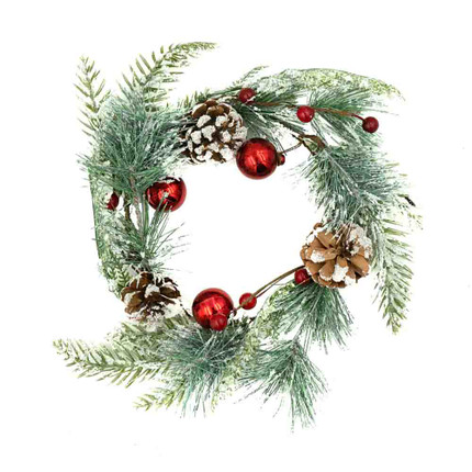 Ziemassvētku vainags, 15 cm