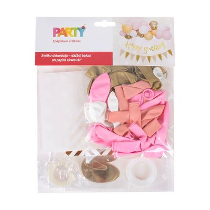 Svētku dekorācija no baloniem, dažādi veidi