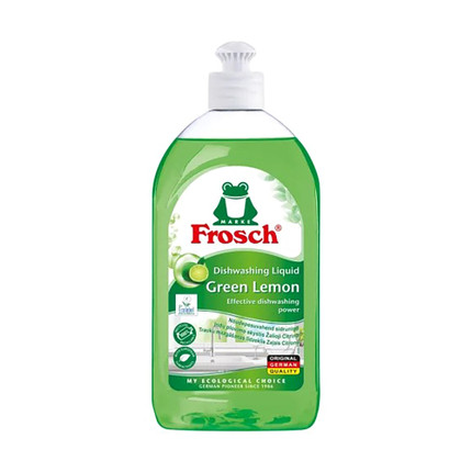 Trauku mazgāšanas līdzeklis Frosch, Green Lemon, 500 ml